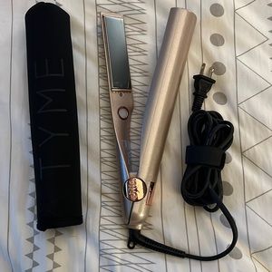 Tyme hair curler and straightener